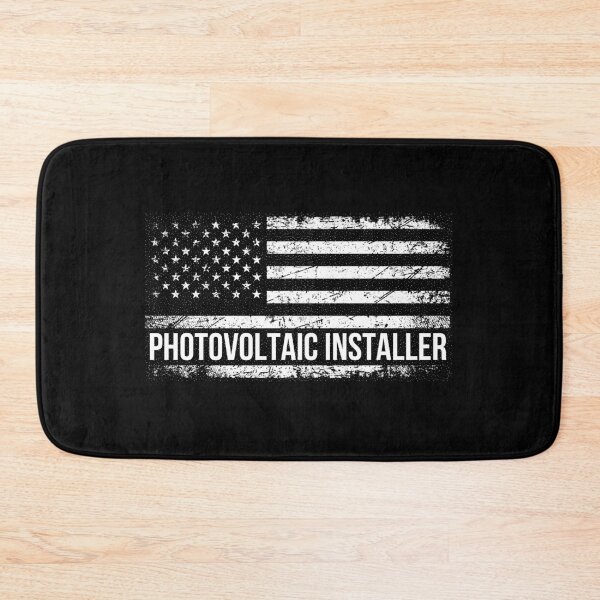 Item preview, Photovoltaic Installer American Flag designed and sold by Teelogic.