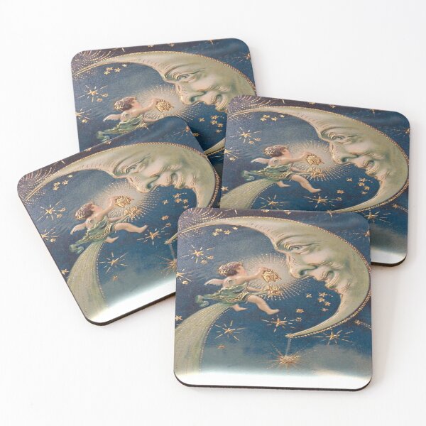 Item preview, Going to the moon angel on a shooting star designed and sold by 1970Russell.