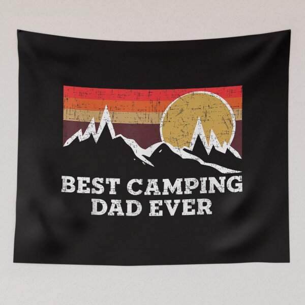 Item preview, Mens Tu Best Camping Dad Ever Costume Vintage Camper Summer designed and sold by travellb.