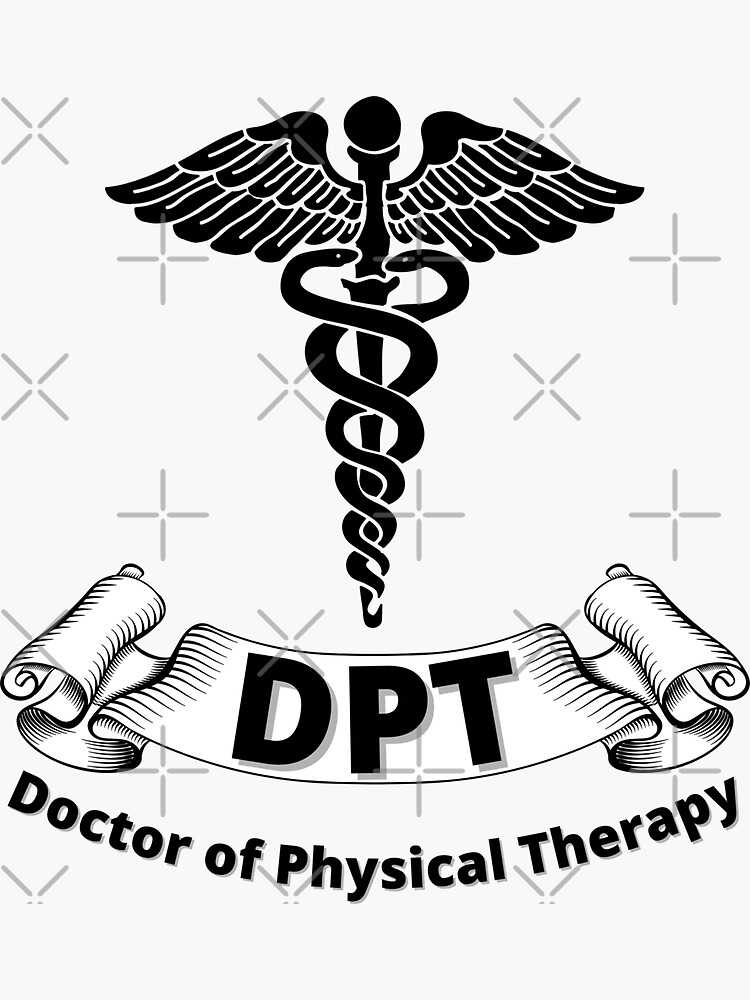 DPT Doctor of Physical Therapy Medical Caduceus Shirt/Funny Physical  Therapy Shirt Pullover Hoodie | Sticker