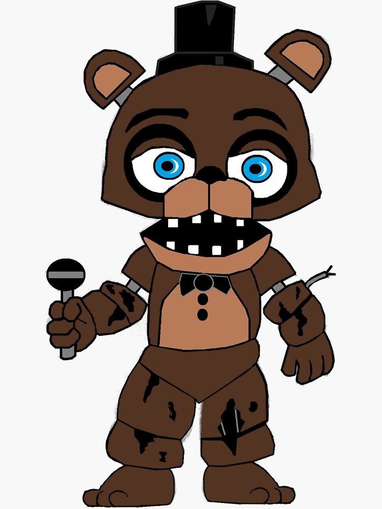 Withered Freddy Stickers for Sale