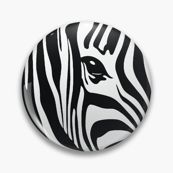 Item preview, zebra face design black and white lines designed and sold by Lefteris Betsis.