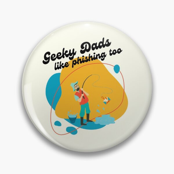 Artikelvorschau, "Geeky Dads mögen auch Phishing" | Geek-Vatertags-Fisch-Wortspiel-Design entworfen und verkauft von GeekFlex.