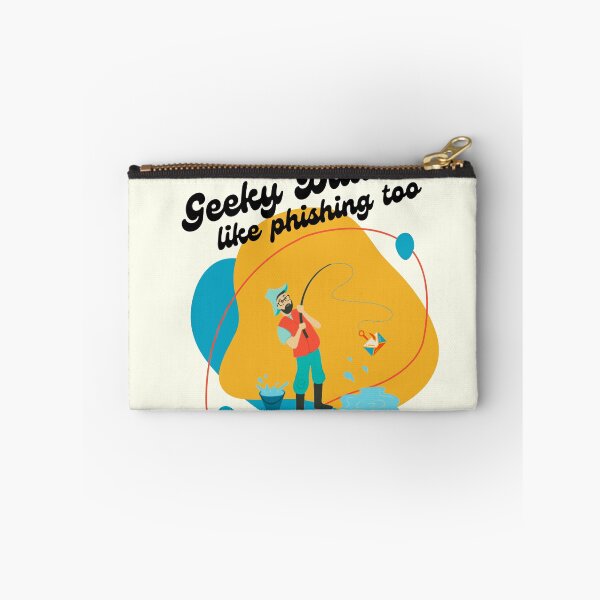 Item preview, "Geeky Dads like Phishing Too" | Geek Father's Day Fish Pun Design designed and sold by GeekFlex.