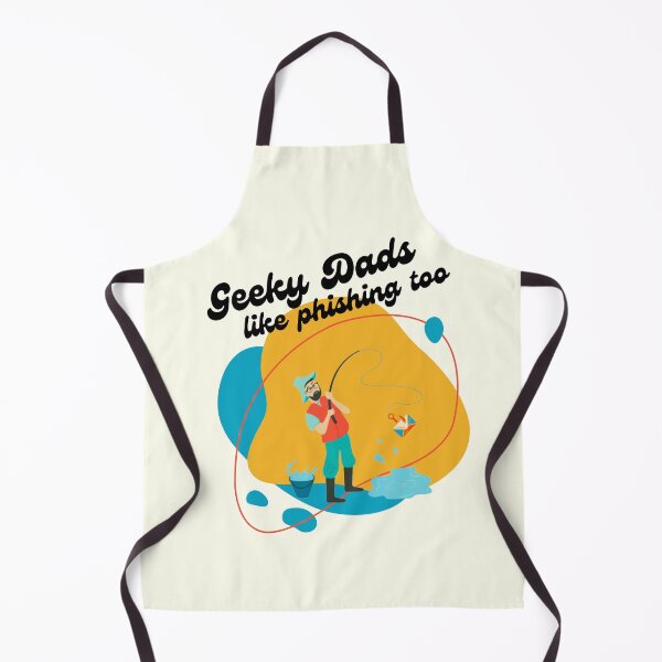 Item preview, "Geeky Dads like Phishing Too" | Geek Father's Day Fish Pun Design designed and sold by GeekFlex.