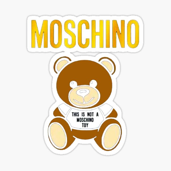 Moschino Toy Bear Stickers | Redbubble