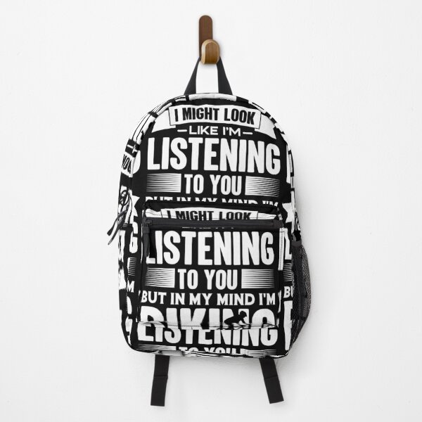 Item preview, I Look Like I'm Listening But In My Mind I'm Biking | Hitting The Bike Trails designed and sold by GravitiTees.
