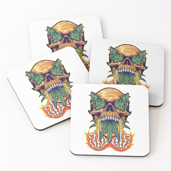 Item preview, Head skull weed kush designed and sold by kazada.
