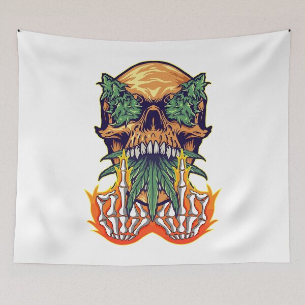 Item preview, Head skull weed kush designed and sold by kazada.