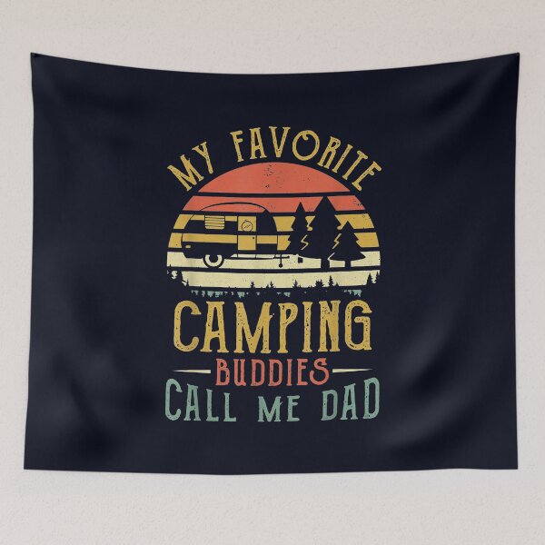 Item preview, My Favorite Camping Buddies Call Me Dad Vintage Fathers Summer designed and sold by travellb.