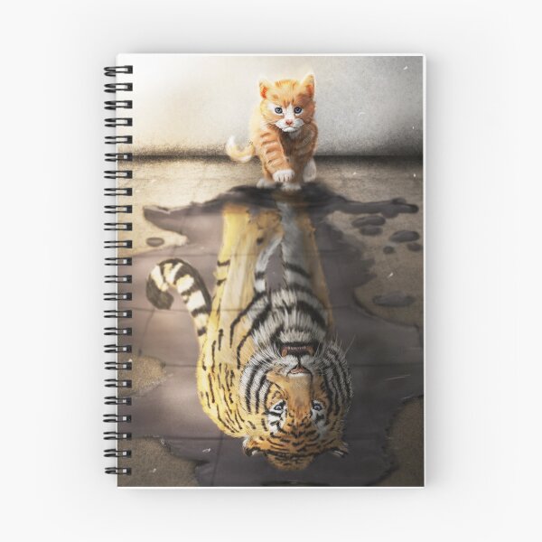 Item preview, Cat Tiger Mirror designed and sold by lehnhattien.