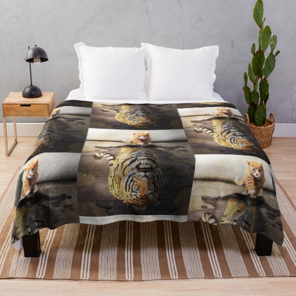 Item preview, Cat Tiger Mirror designed and sold by lehnhattien.