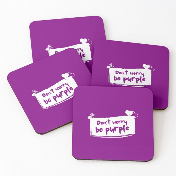 Item preview, Don't worry be purple designed and sold by vcent.