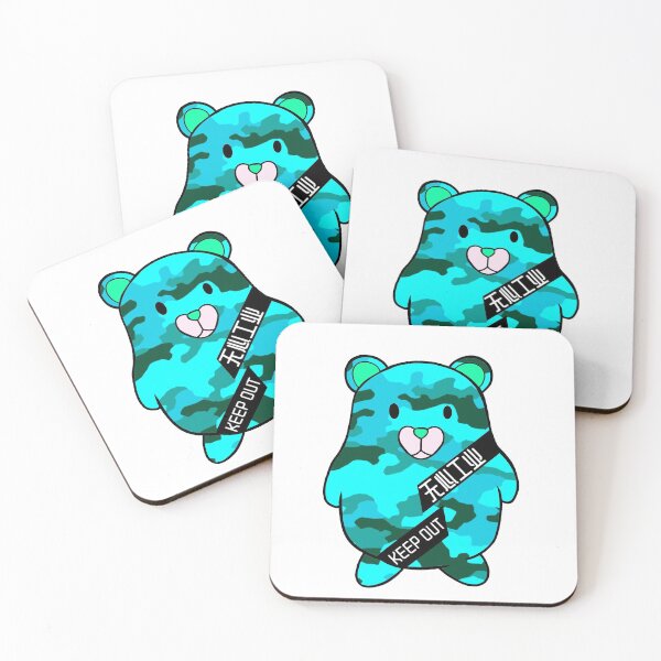 Item preview, heArTleSS inDusTry Bear Cub Aqua Camo designed and sold by SomaPaws.