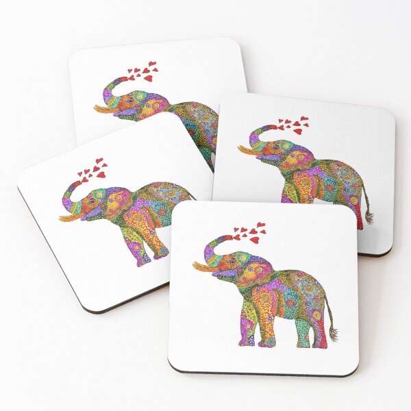 Item preview, Elephant Love Watercolor  designed and sold by lehnhattien.