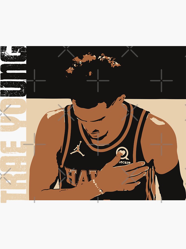 Art Trae Young Wallpaper Laptop Skin for Sale by DaishaZian