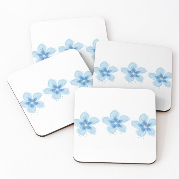 Item preview,  Cute blue watercolor flowers pack- beautiful designed and sold by Amalzaki.