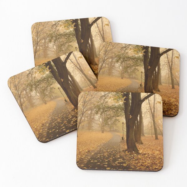 Item preview, Panorama of city park in autumn designed and sold by Mikołaj Niemczewski.