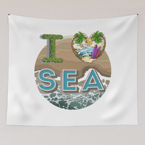 Item preview, I love sea designed and sold by kazada.
