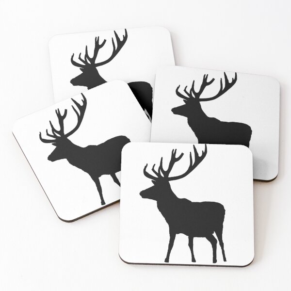 Item preview, Stag silhouette designed and sold by Maths-4-Nerds.