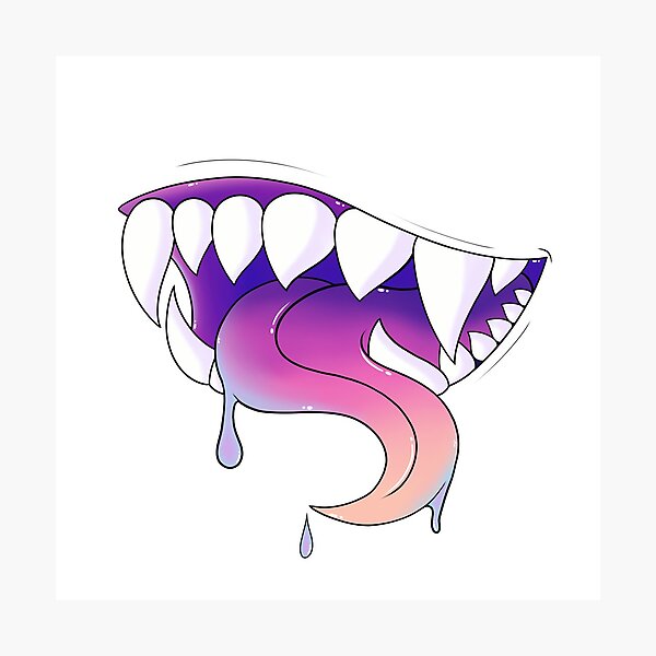 monster mouth Photographic Print