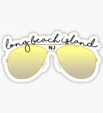 Long Beach Island Geofilter Sticker