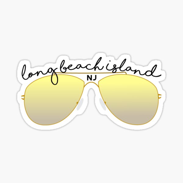 Long Beach Island Geofilter Sticker