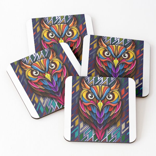 Item preview, Owl Tribal Color  designed and sold by lehnhattien.