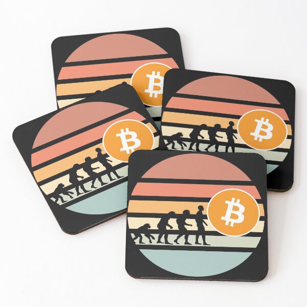 Item preview, Evolution of man towards Bitcoin designed and sold by Cheerocki.