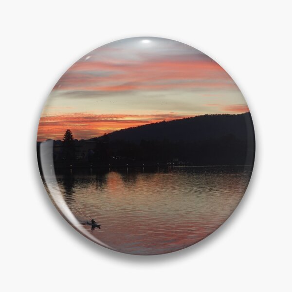 Item preview, Lake Burley Griffin autumn sunset designed and sold by charlienelson.