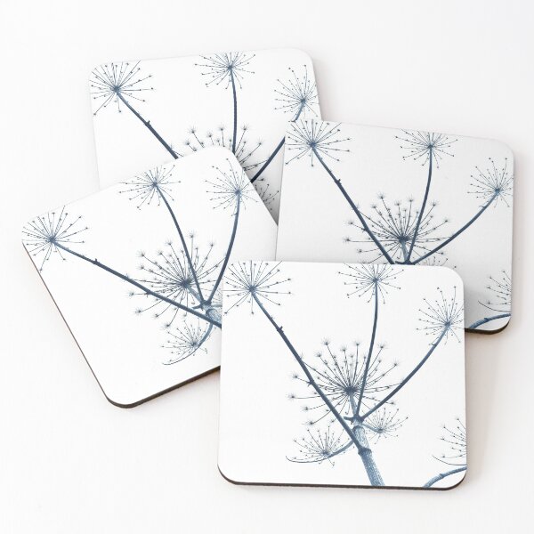 Item preview, Hogweed plant in blue.  designed and sold by Jonnekesart.