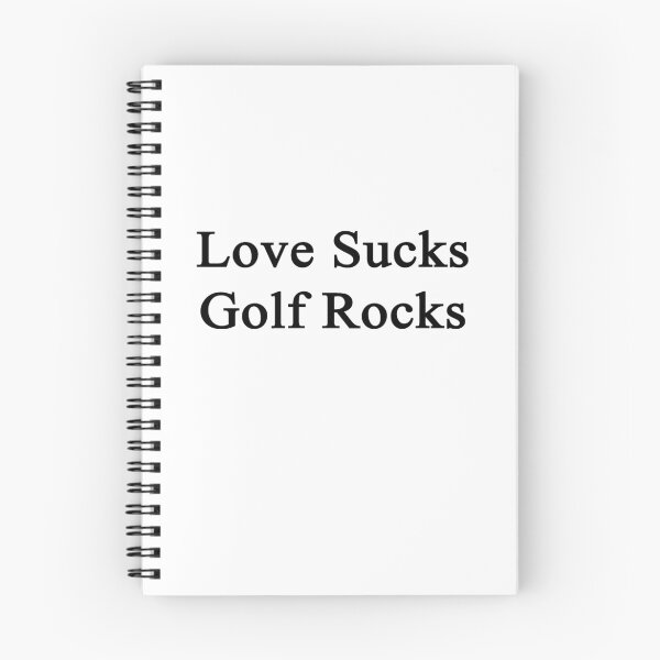 Item preview, Love Sucks Golf Rocks  designed and sold by supernova23.