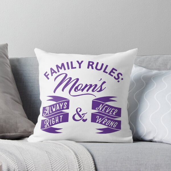 Item preview, Family Rules: Mom's Always Right & Never Wrong designed and sold by Lori P.