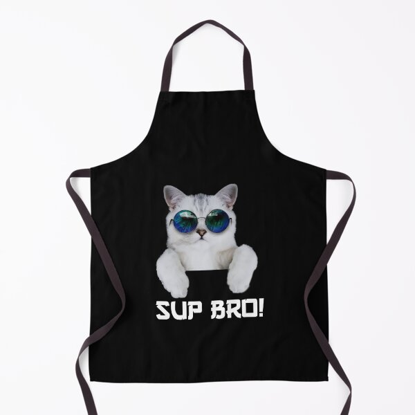 Item preview, savage cat says sup bro designed and sold by foxcart.