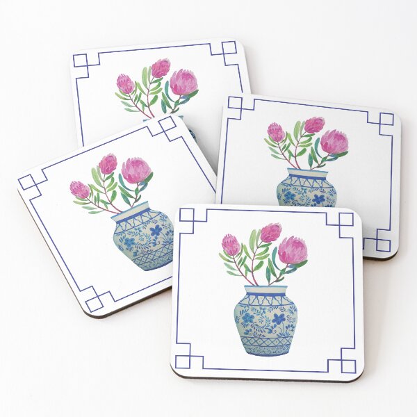 Item preview, Protea in blue porcelain designed and sold by Zainiamin.