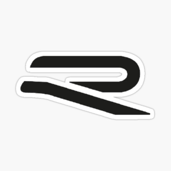 Neu GOLF R LOGO SCHWARZ Sticker
