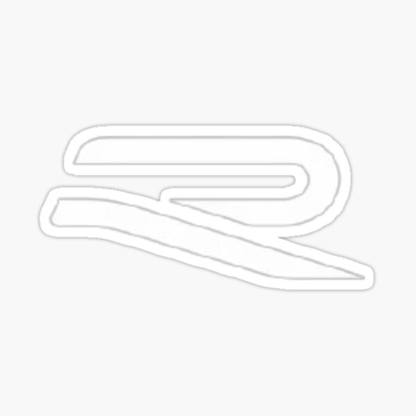 Neu GOLF R LOGO weiß Sticker