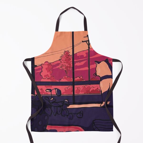 Item preview, Lofi Cat at Sunset designed and sold by 3005Garments.