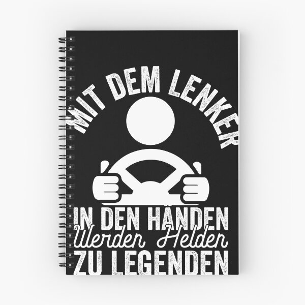 Item preview, MIT DEM LENKER IN DEN HAeNDEN WERDEN HELDEN ZU LEG designed and sold by Spirit-Designs.