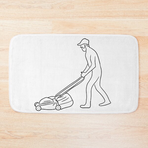 Item preview, Line art lawn mower  designed and sold by Antiope33.