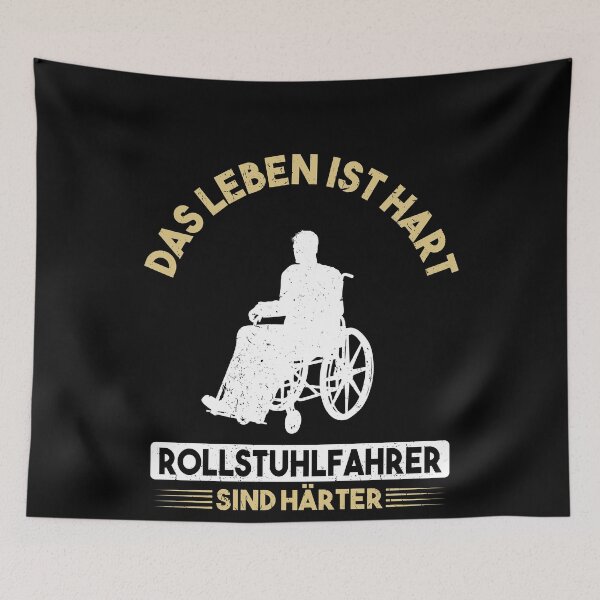 Artikelvorschau, DAS LEBEN IST HART ROLLSTUHLFAHRER SIND HÄRTER entworfen und verkauft von Spirit-Designs.