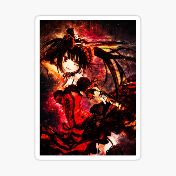 Kurumi Tokisaki Date A Live Clock for Sale by Spacefoxart