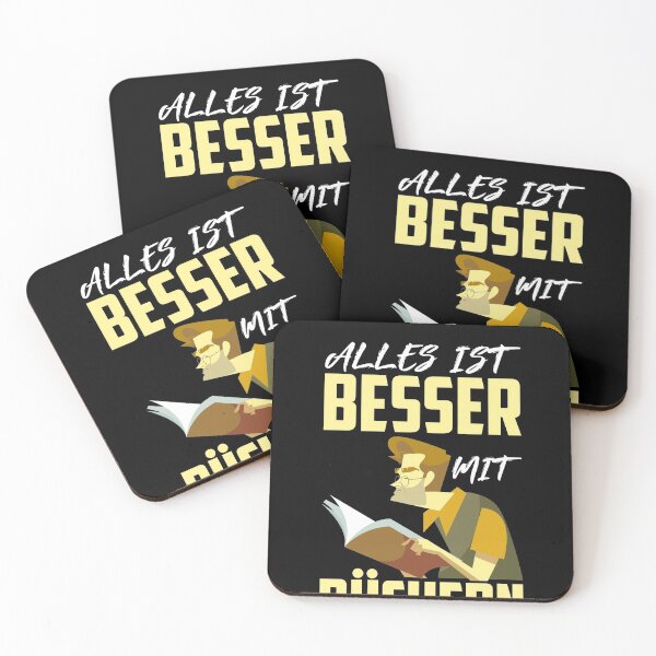 Item preview, ALLES IST BESSER MIT BUeCHERN designed and sold by Spirit-Designs.