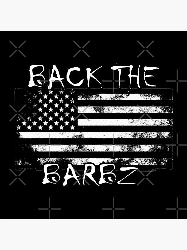 Thumbnail 4 of 4, Clock, Back The Barbz designed and sold by RagnarHouse.