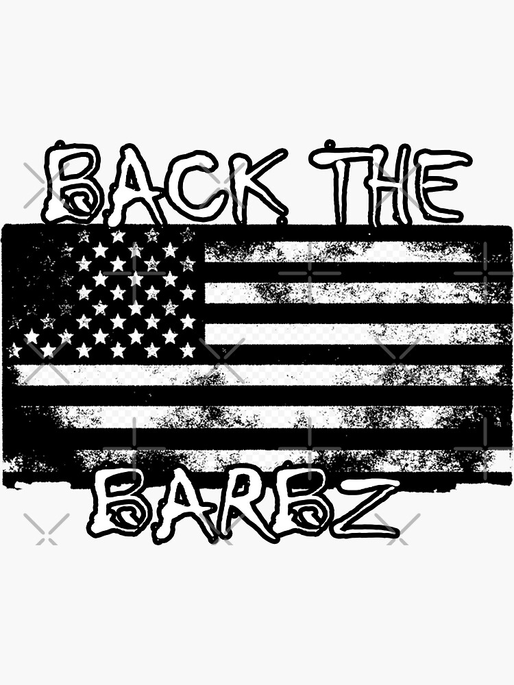 "Back The Barbz" Sticker For Sale By RagnarHouse | Redbubble