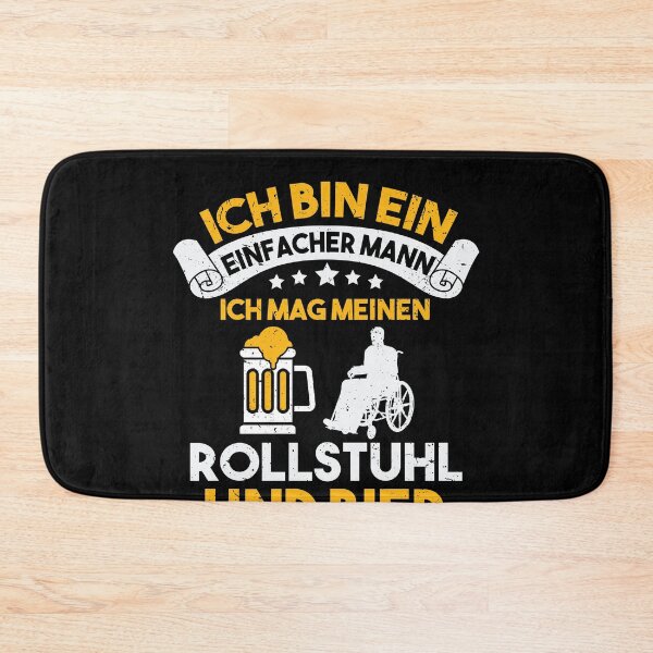 Artikelvorschau, ICH MAG MEINEN ROLLSTUHL UND BIER entworfen und verkauft von Spirit-Designs.