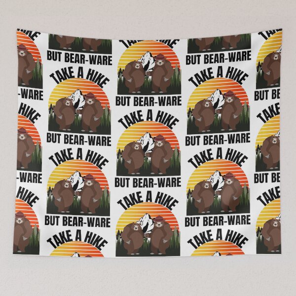 Item preview, HIKING TEAM, BEAR HIKING TEAM, BEAR-WARE, HIKING BEAR MEME,  designed and sold by R B Chrystal.