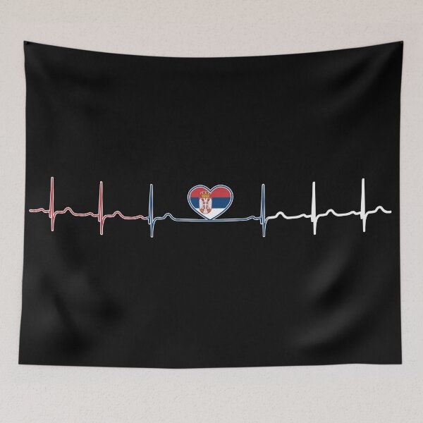Item preview, Heartbeat Serbia designed and sold by Heartbeatsalad.
