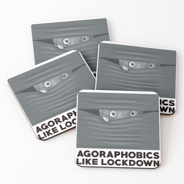 Item preview, Agoraphobics Like Lockdown designed and sold by markstones.