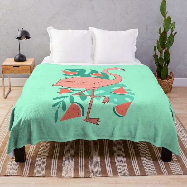 Item preview, Cute summer flamingo and watermelon - Adorable designed and sold by Patrick Gervacio.